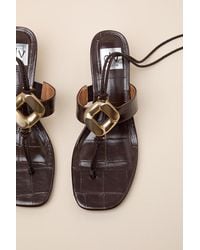 Dolce Vita - Stanza Lace-Up Low Heel Sandals - Lyst