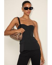 Lulus - Kylina Ponte Knit Strapless Top - Lyst
