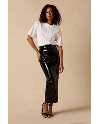 Lulus - Dazzling Appearance Sequin High-Rise Midi Skirt - Lyst