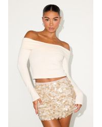 Lulus - Caleta Sequin Low-Rise Mini Skirt - Lyst