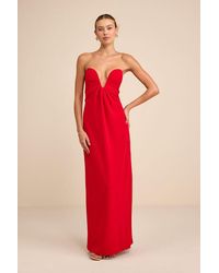 Lulus - Thula Cutout U-Bar Column Maxi Dress - Lyst