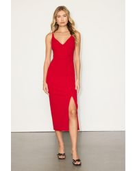 Lulus - All This Allure Strappy Backless Midi Dress - Lyst