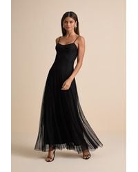 Lulus - Atori Mesh Sleeveless Maxi Dress - Lyst