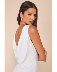 Lulus - Perfection Bound Sleeveless Cowl Back Mini Dress - Lyst