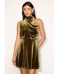 Lulus - Spencer Velvet Mini Dress - Lyst