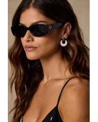Lulus - Randi Square Sunglasses - Lyst