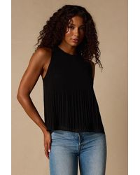 Lulus - Eleanor Lace Pleated Tank Top - Lyst