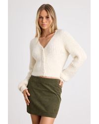 Lulus - Jones Corduroy High-Rise Mini Skirt - Lyst