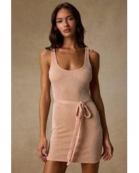Lulus - Perfect Favorite And Striped Ribbed Mini Dress - Lyst