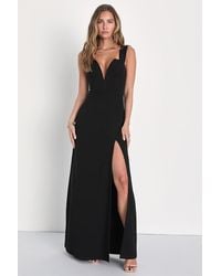 Lulus - Daring Elegance Sleeveless Mermaid Maxi Dress - Lyst