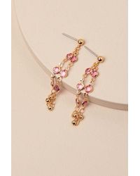 Lulus - Rahela Chain Link Drop Earrings - Lyst