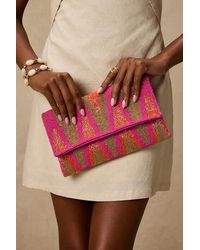 Lulus - Maida Multi Beaded Crossbody Clutch - Lyst