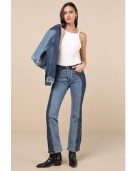 Levi's - Wedgie Boot Medium Wash Denim High-Rise Jeans - Lyst