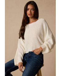 Lulus - Jaylin Boat Neck Pullover Sweater - Lyst
