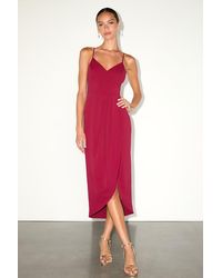 Lulus - Reinette Midi Dress - Lyst