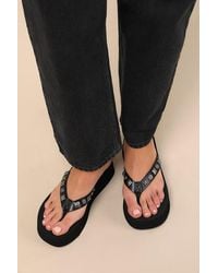 Seychelles - Skyscraper Studded Platform Thong Sandals - Lyst