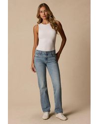 Daze Denim - Rebel Medium Wash Mid-Rise Straight Jeans - Lyst