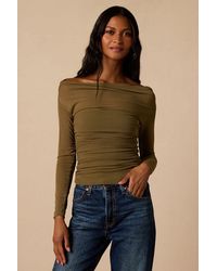 Lulus - Carissa Mesh Long Sleeve Top - Lyst