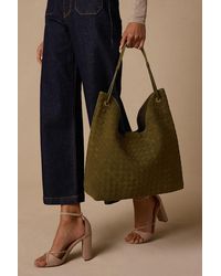 Lulus - Alba Woven Tote Bag - Lyst