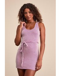 Lulus - Perfect Favorite And Striped Ribbed Mini Dress - Lyst
