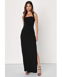 Lulus - Glamorous Dedication Sleeveless Column Maxi Dress - Lyst