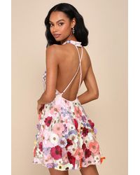 halter neck mermaid dress Halter V-neck mermaid dress M / Mauve