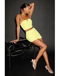 Lulus - Beata Strapless Two-Piece Skort Romper - Lyst