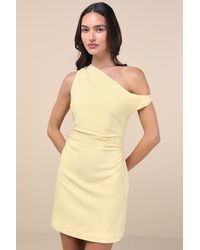 Extro & Vert - Nellie Off-The-Shoulder Mini Dress - Lyst