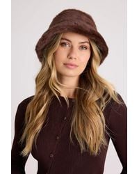 Lulus - Zozo Faux Fur Bucket Hat - Lyst