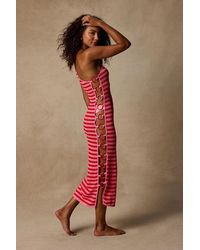 Lulus - Murica And Striped Cutout Midi Swim Cover-Up - Lyst