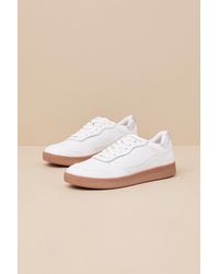 Lulus - Callam And Color Block Lace-Up Sneakers - Lyst