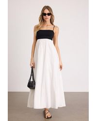 Lulus - Janie Color Block Backless Maxi Dress - Lyst