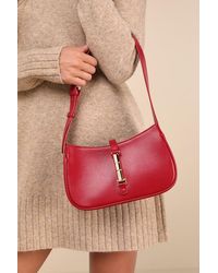 Lulus - Chic And Tasteful Shoulder Bag - Lyst