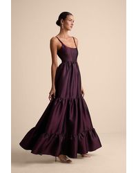 Lulus - Avalie Tiered Bustier Maxi Dress - Lyst