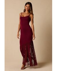 Lulus - Empression Asymmetrical Pleated Midi Dress - Lyst