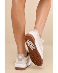 Vans - Upland Baby Turtle Dove Suede Leather Chunky Sneakers - Lyst