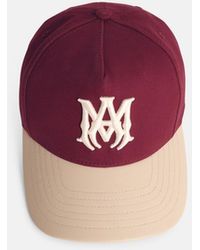 Amiri - Two-tone Cotton And Leather Cap - Lyst