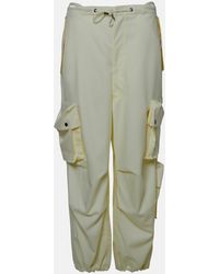 DARKPARK - Cream Cotton 'blair' Pants - Lyst