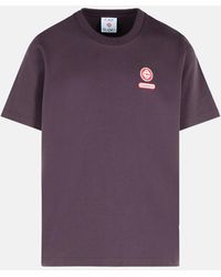 CASABLANCA - Plum Cotton T-shirt - Lyst