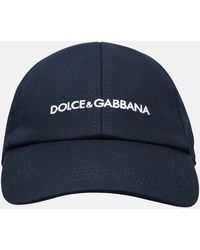 Dolce & Gabbana - Black Cotton Hat - Lyst