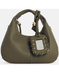 Ganni - Eco Leather Mini Hobo Bag - Lyst