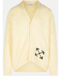 Off-White c/o Virgil Abloh - 'arrow 3d' Wool Cardigan - Lyst