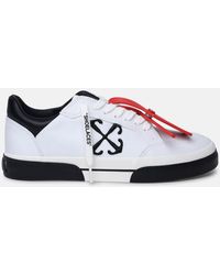 Off-White c/o Virgil Abloh - Off- 'new Vulcanized' Black Fabric Sneakers - Lyst