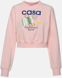 Casablancabrand - 'equipement Sportif' Organic Cotton Sweatshirt - Lyst
