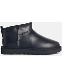 UGG - Classic Ultra Mini Leather Regenerate Boots - Lyst