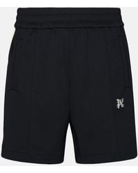 Palm Angels - Polyester Track Bermuda Shorts - Lyst