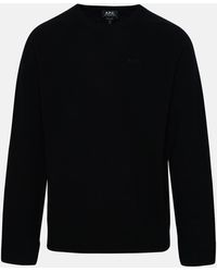 A.P.C. - Elie Sweater In Virgin Wool - Lyst