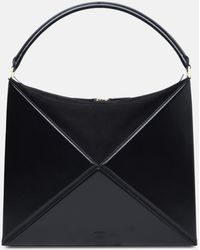 Mlouye - 'hobo Flex' Charcoal Bovine Leather Bag - Lyst
