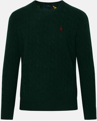 Polo Ralph Lauren - Cashmere Blend Braid Sweater - Lyst