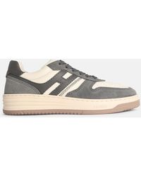 Hogan - H630 Two-Tone Leather Sneakers - Lyst